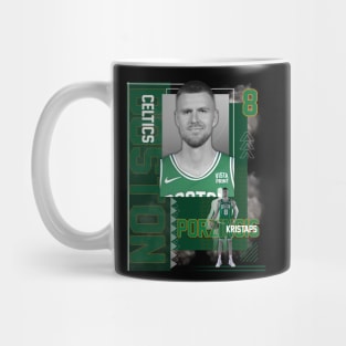 Boston Celtics Kristaps Porzingis 8 Mug